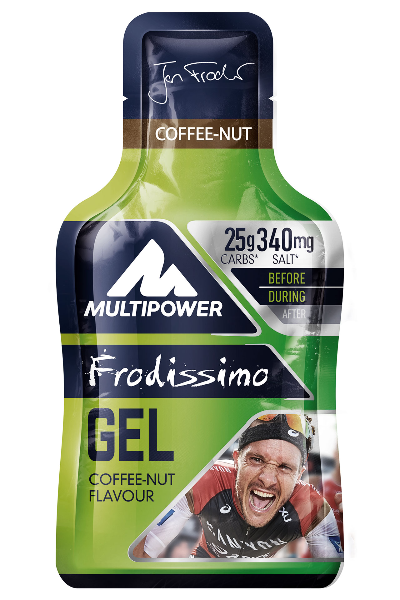 KOFFEIN IM BLUT Espresso to Ride - Multipower Gel Frodissimo Coffee Nut © Multipower