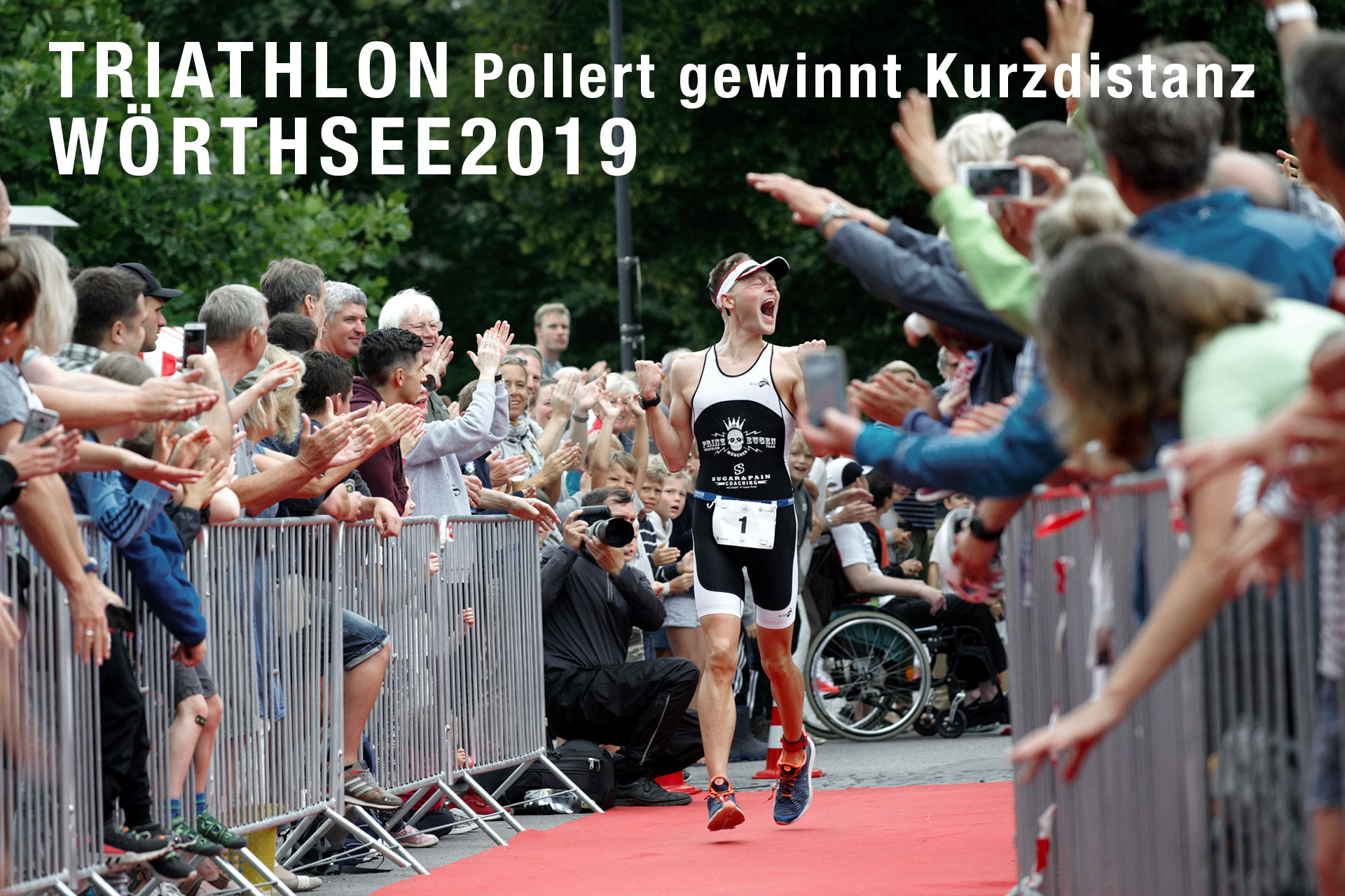 TRIATHLON WÖRTHSEE 2019 Sven Pollert gewinnt erste Kurzdistanz mit Ersatzrad © Fabian Schaffert